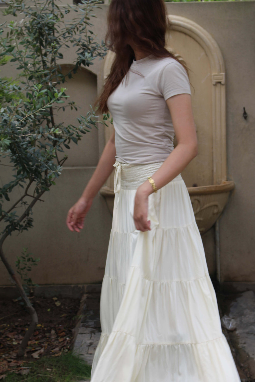 The Golden Hour Skirt – Cream