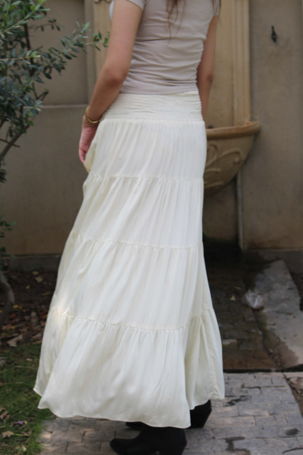 The Golden Hour Skirt – Cream