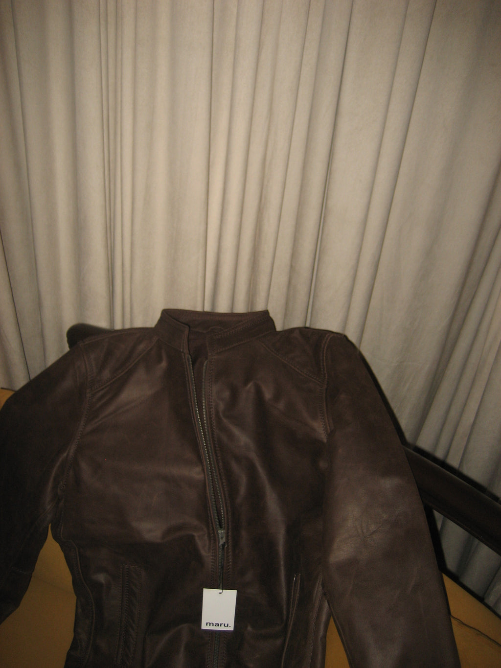 The maru Obsidian Leather Jacket