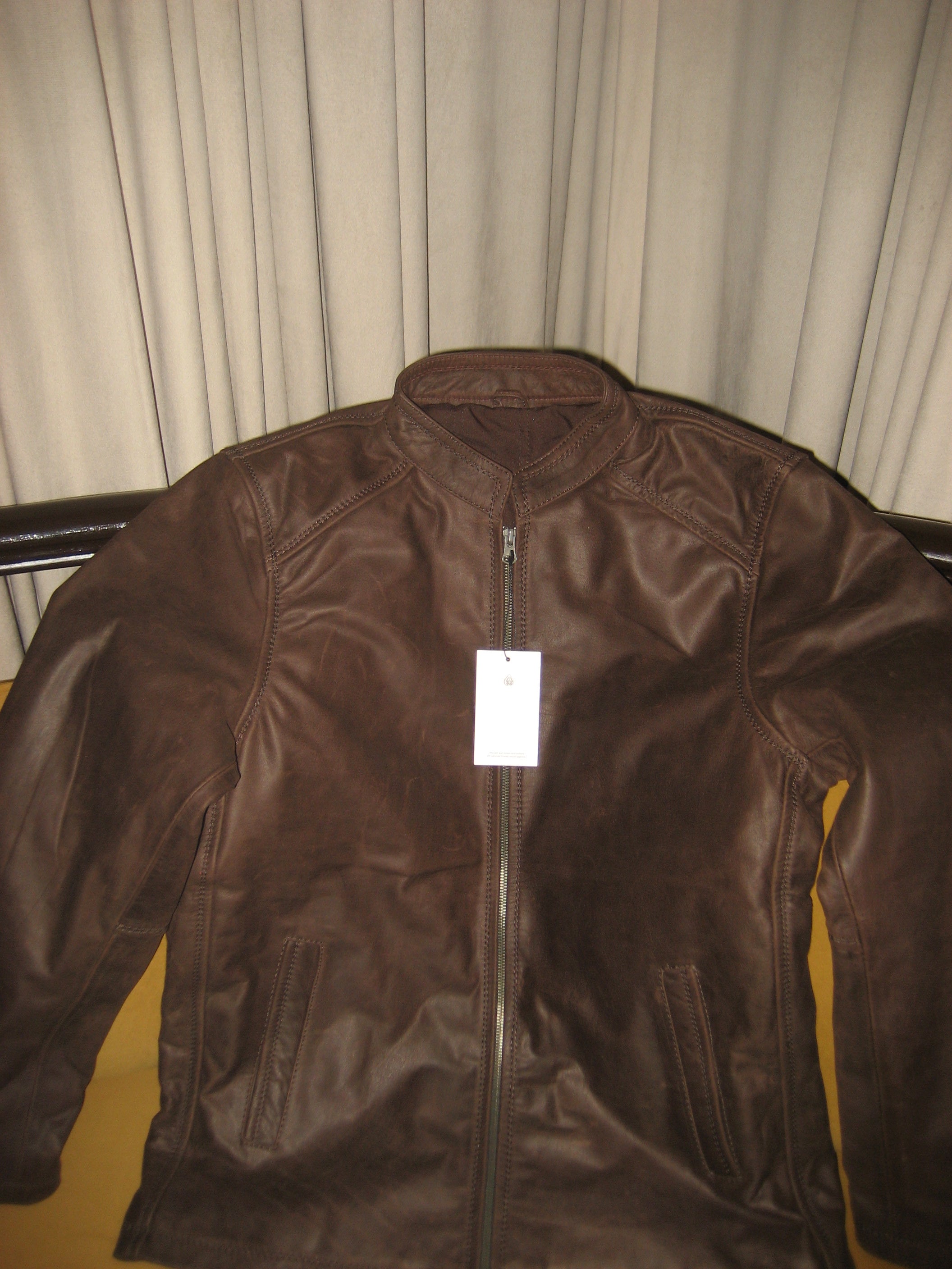 The maru Obsidian Leather Jacket