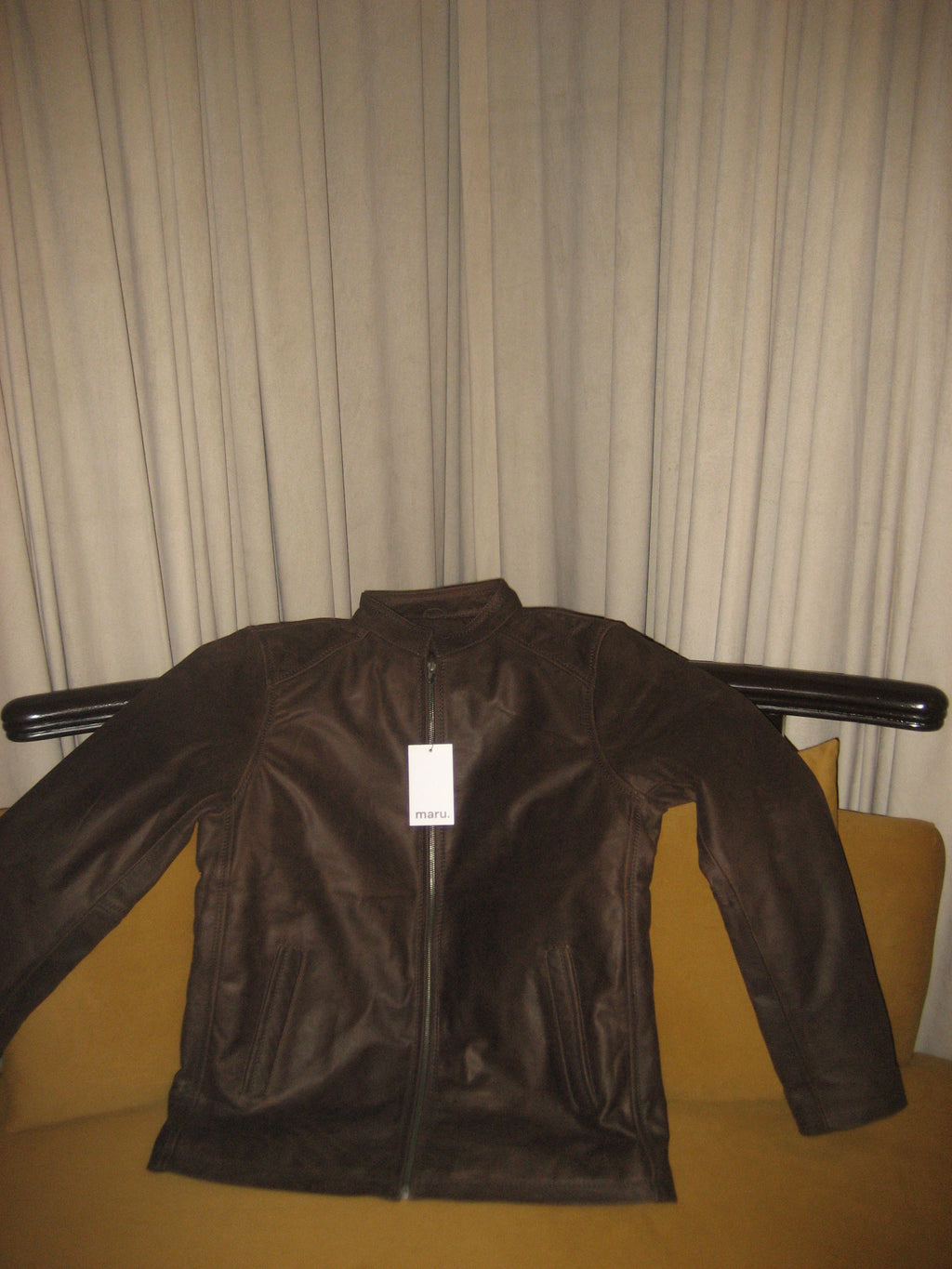 The maru Obsidian Leather Jacket