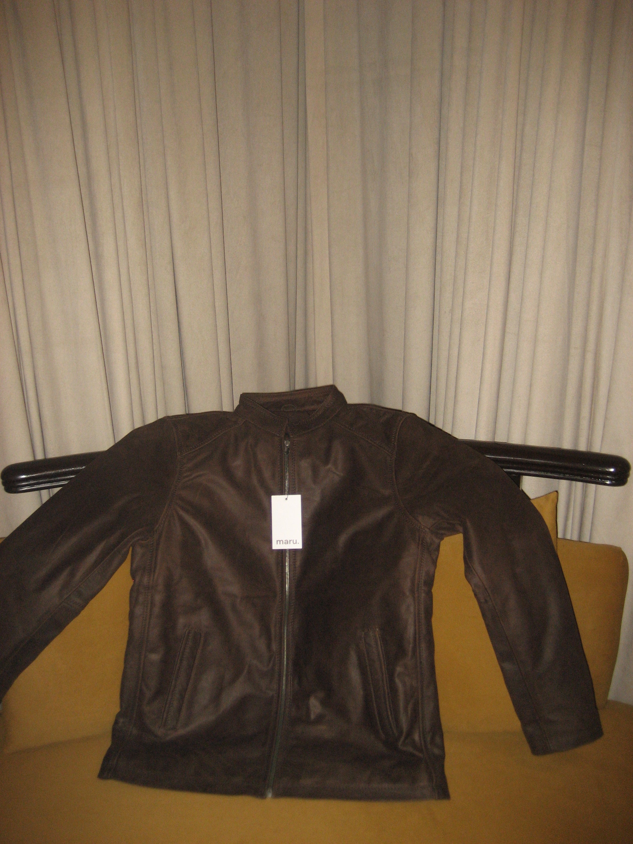 The maru Obsidian Leather Jacket