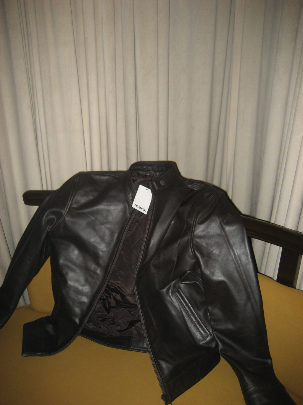 The maru Kiso Leather Jacket