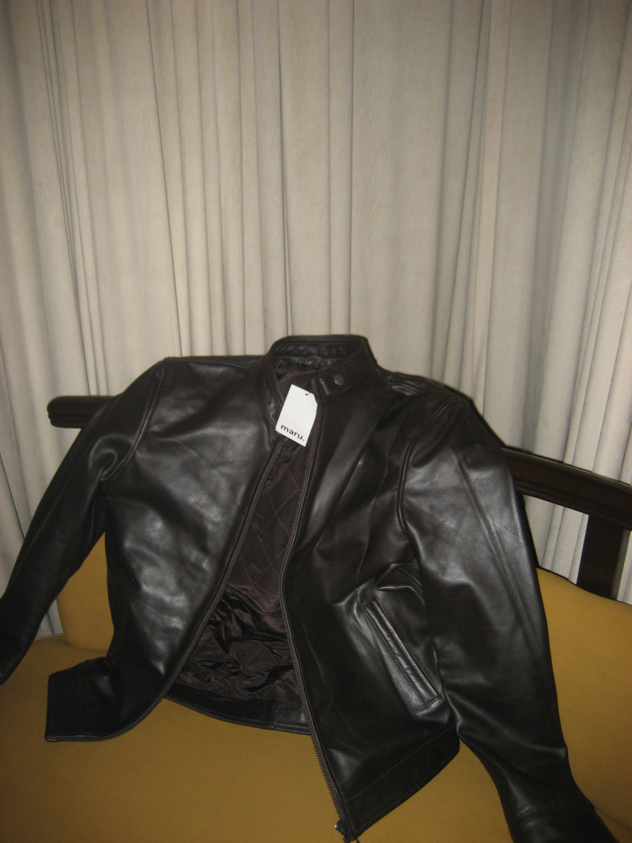 The maru Kiso Leather Jacket