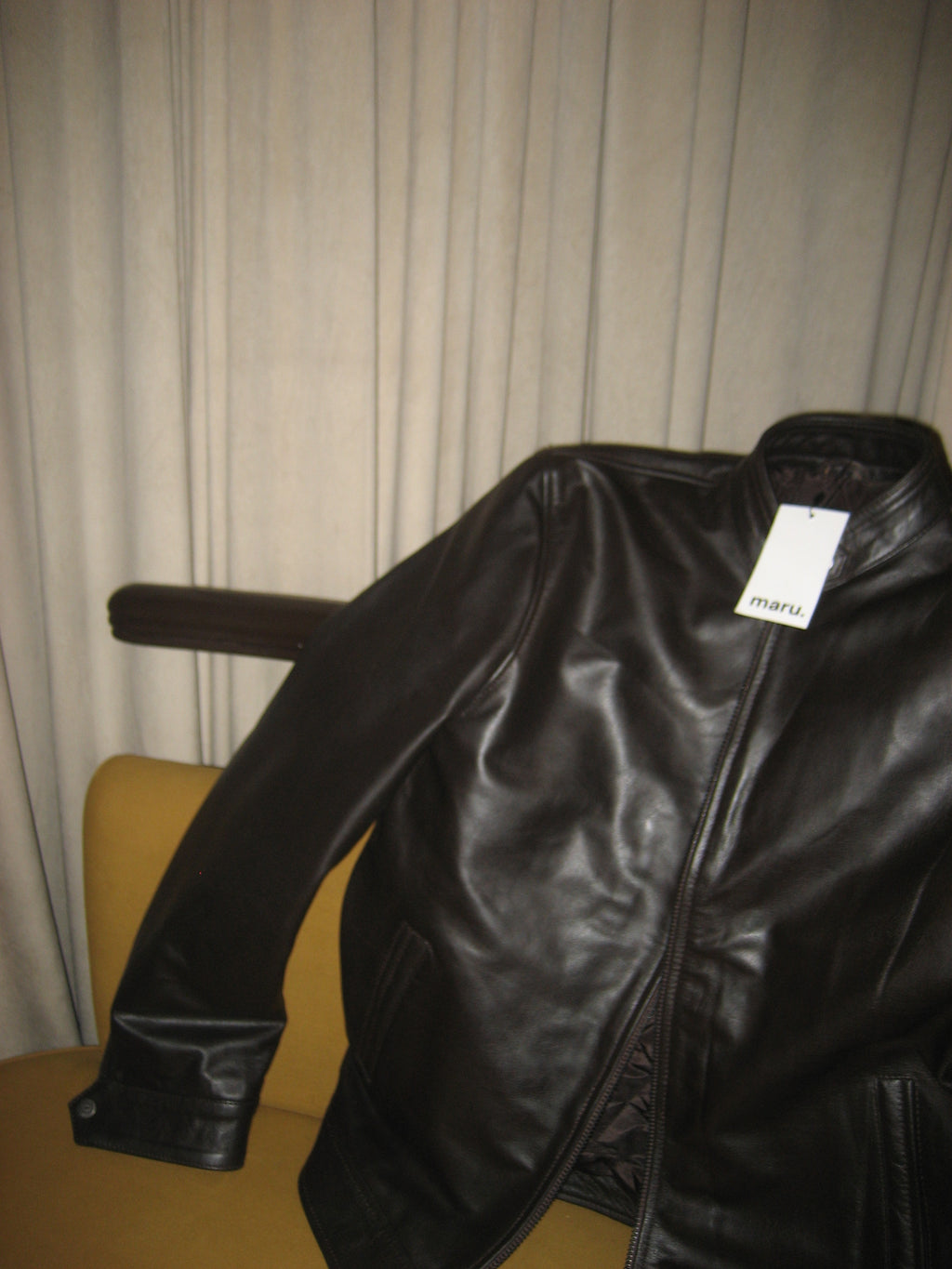 The maru Kiso Leather Jacket
