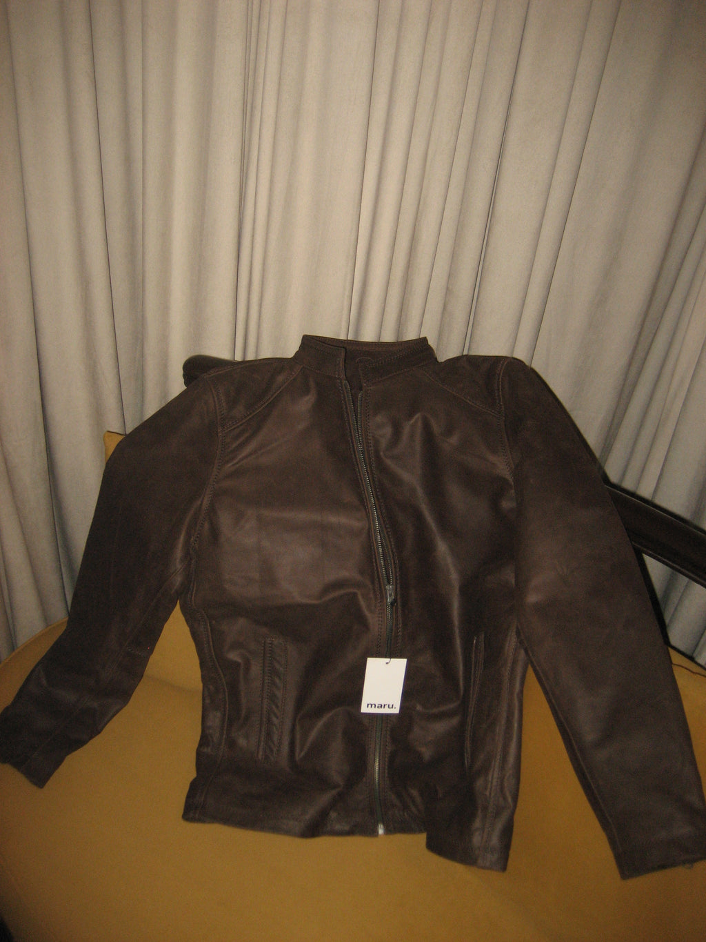 The maru Obsidian Leather Jacket