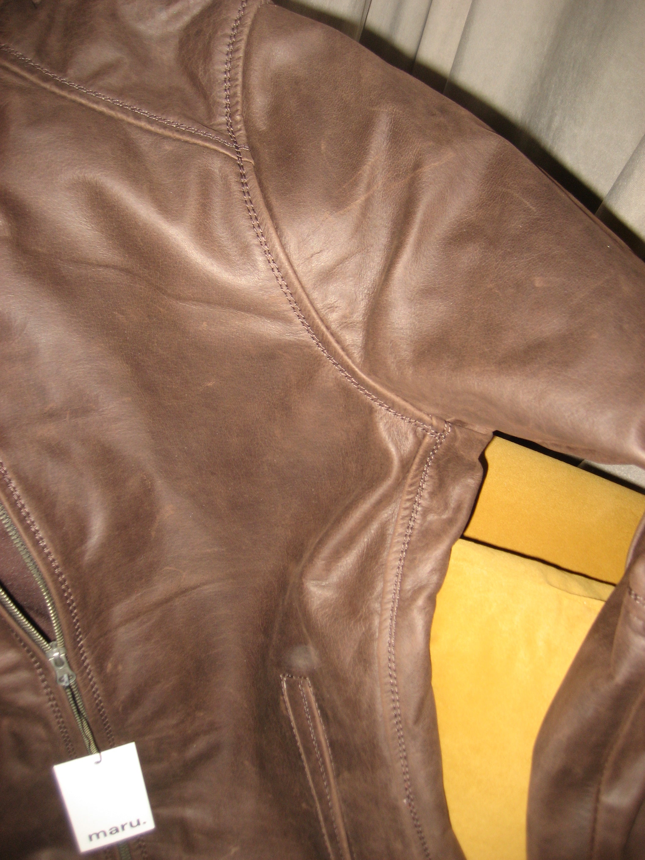 The maru Obsidian Leather Jacket