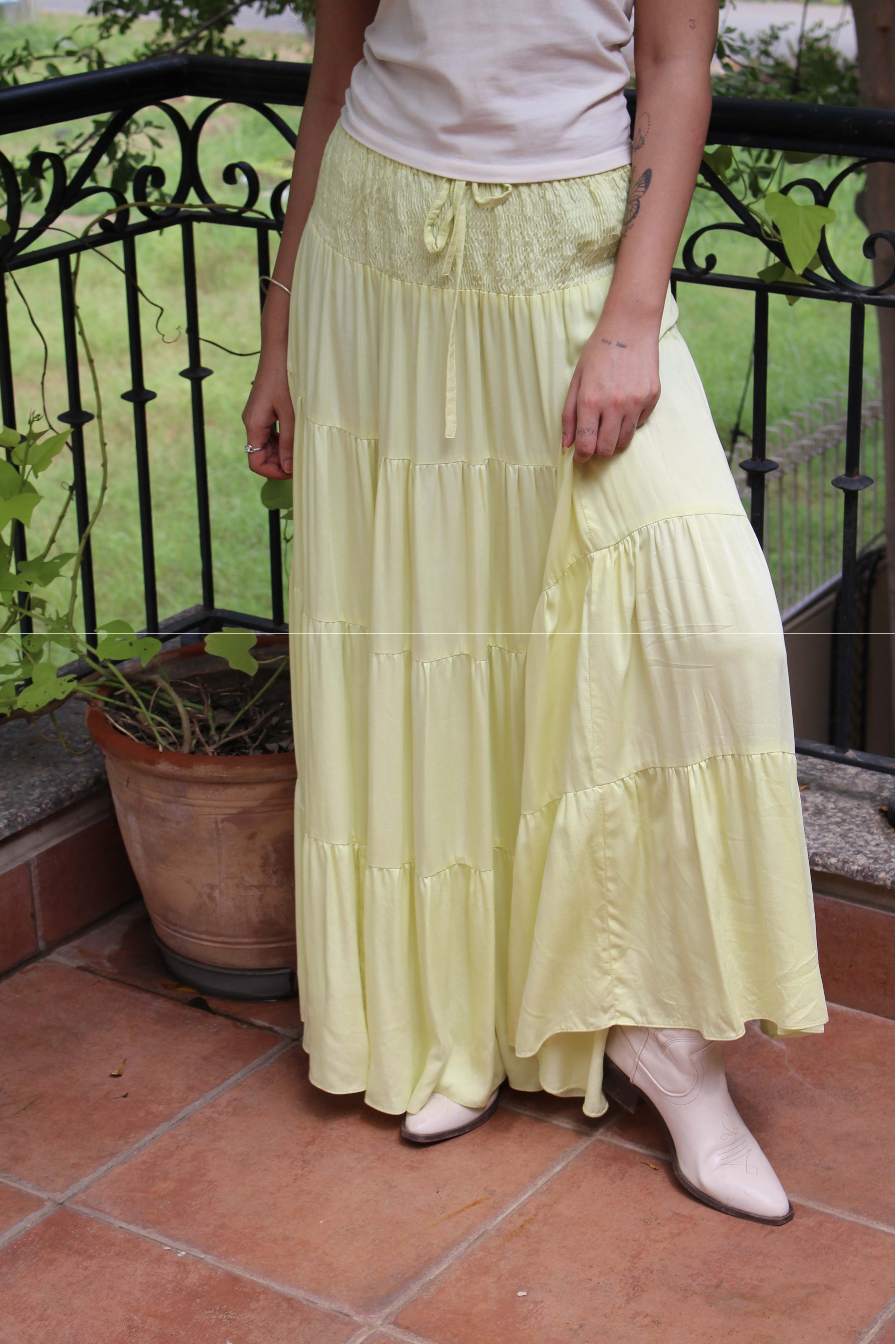 The Golden Hour Skirt – Kate’s Yellow