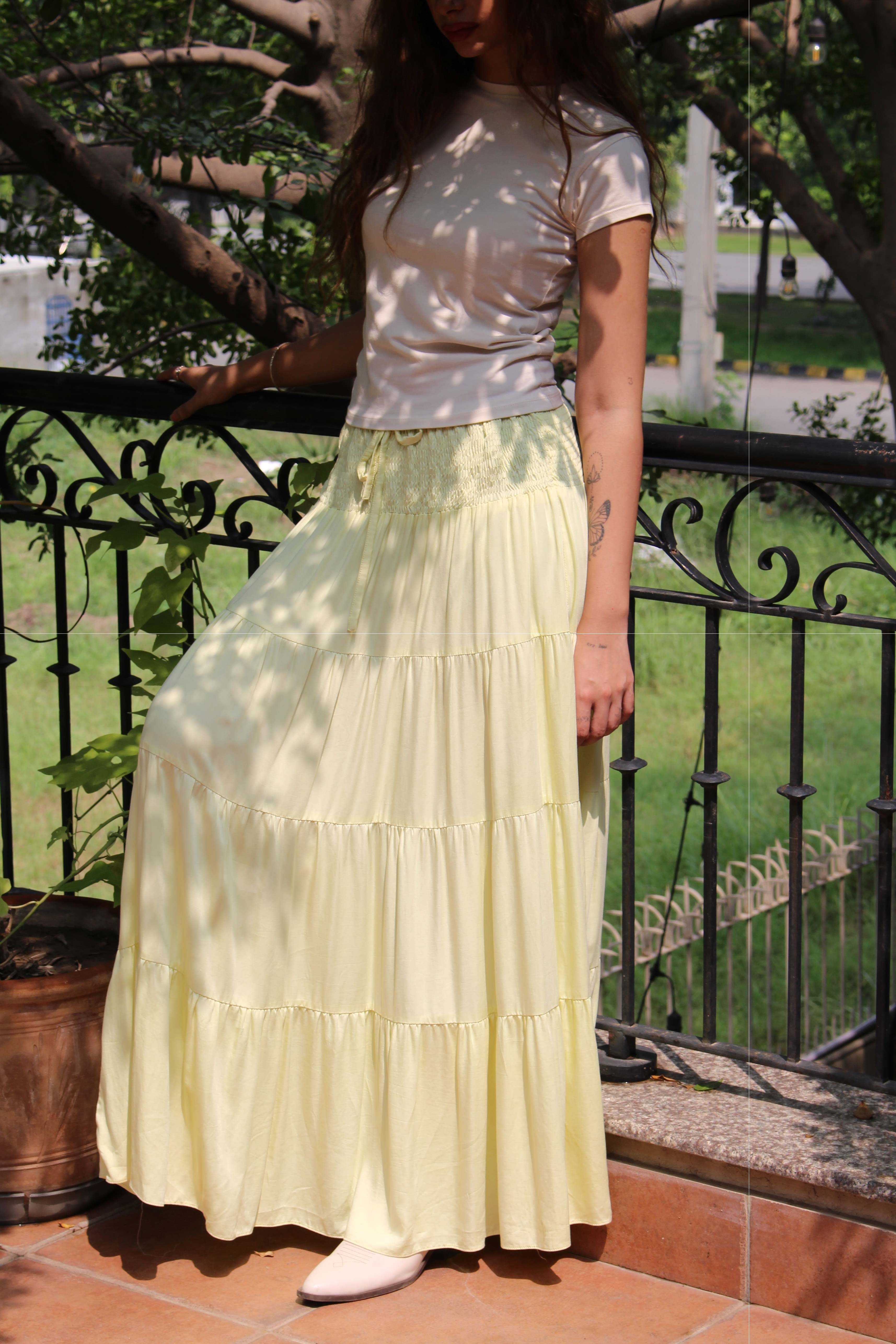 The Golden Hour Skirt – Kate’s Yellow