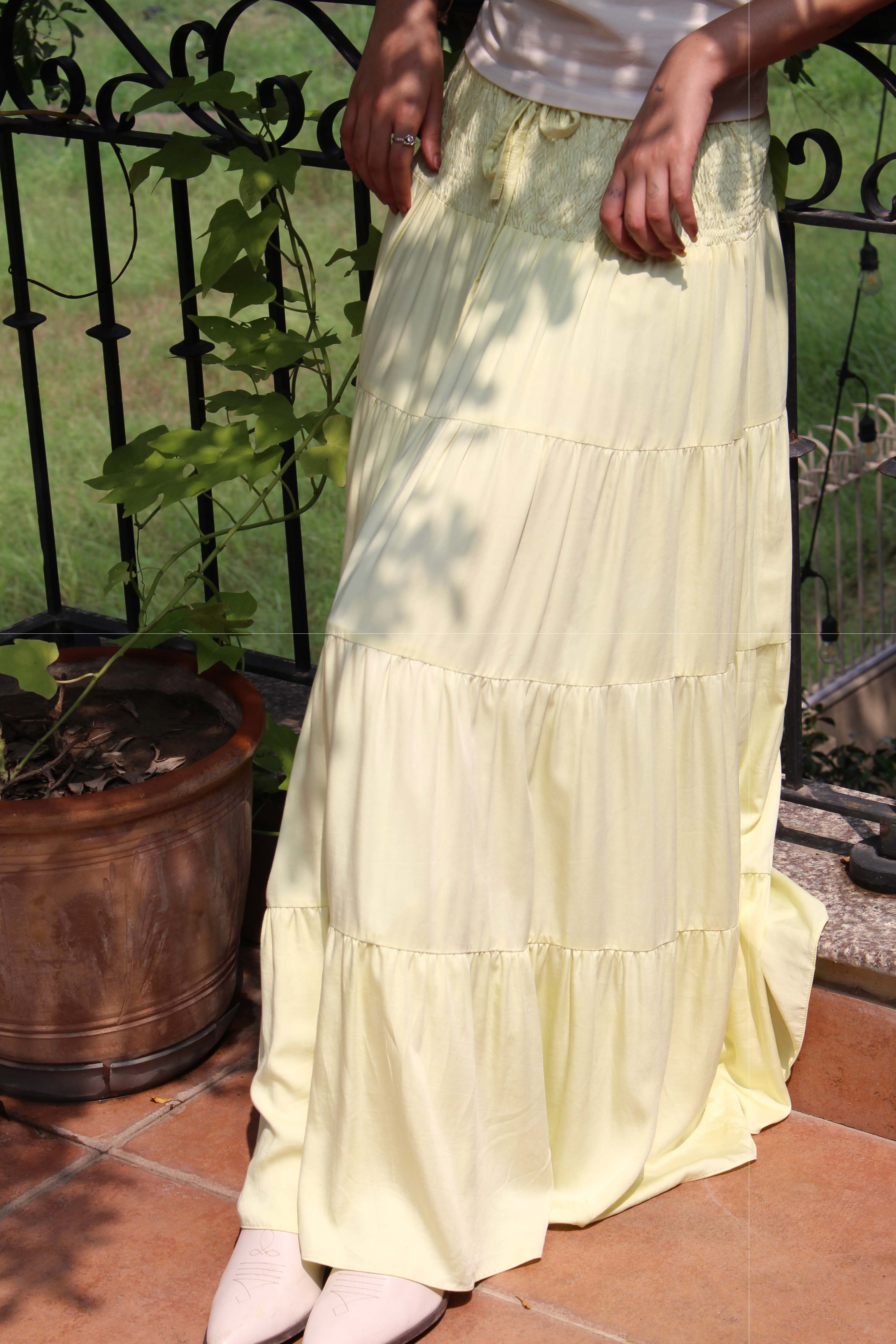The Golden Hour Skirt – Kate’s Yellow